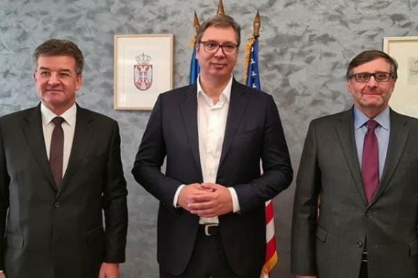 VUČIĆ SE SASTAO SA LAJČAKOM I PALMEROM U BRISELU: Razgovara se o mnogo VAŽNOJ TEMI ZA SVE NAS