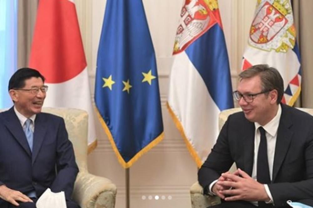 NOV KVALITET ODNOSA IZMEĐU 2 ZEMLJE: Vučić primio danas u oproštajnu posetu ambasadora Japana!