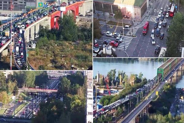 U BEOGRADU SU TRENUTNO NEZAPAMĆENE GUŽVE: Totalni haos na ulicama, evo gde je NAJKRITIČNIJE (FOTO)