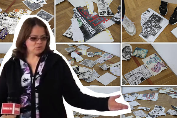 ALO, ČOVEČE, STANI, OVO JE UMETNOST! Anita Bunčić Četnik bila je svedok VANDALIZMA u GALERIJI KAPETANIJA (VIDEO)