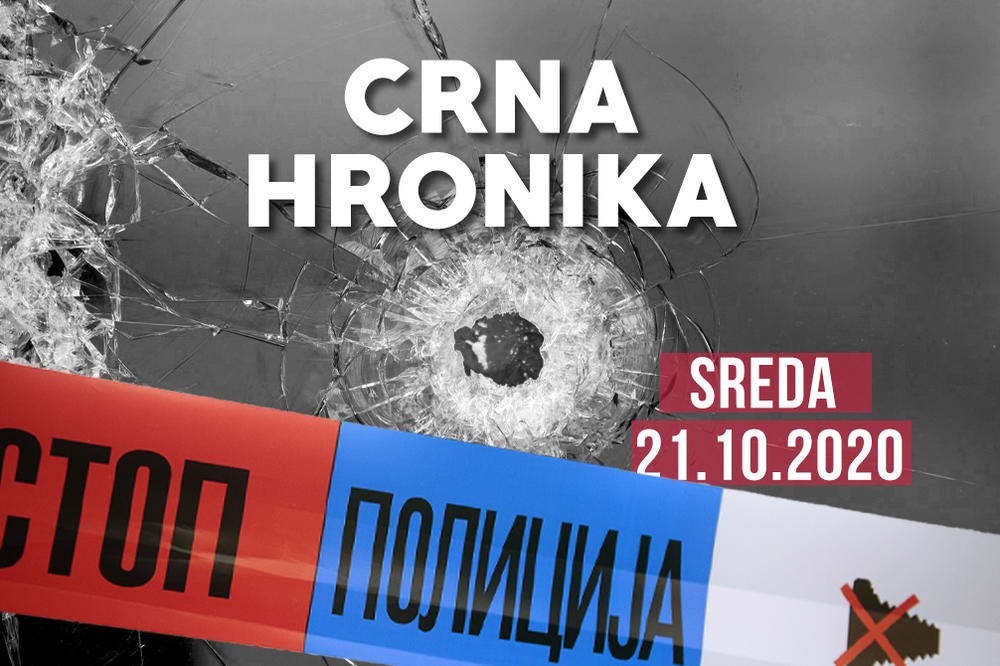 CRNA HRONIKA ZA 21. OKTOBAR 2020: Ranjen inspektor u Novom Sadu, umrla devojčica (13), silovana sestra voditeljke