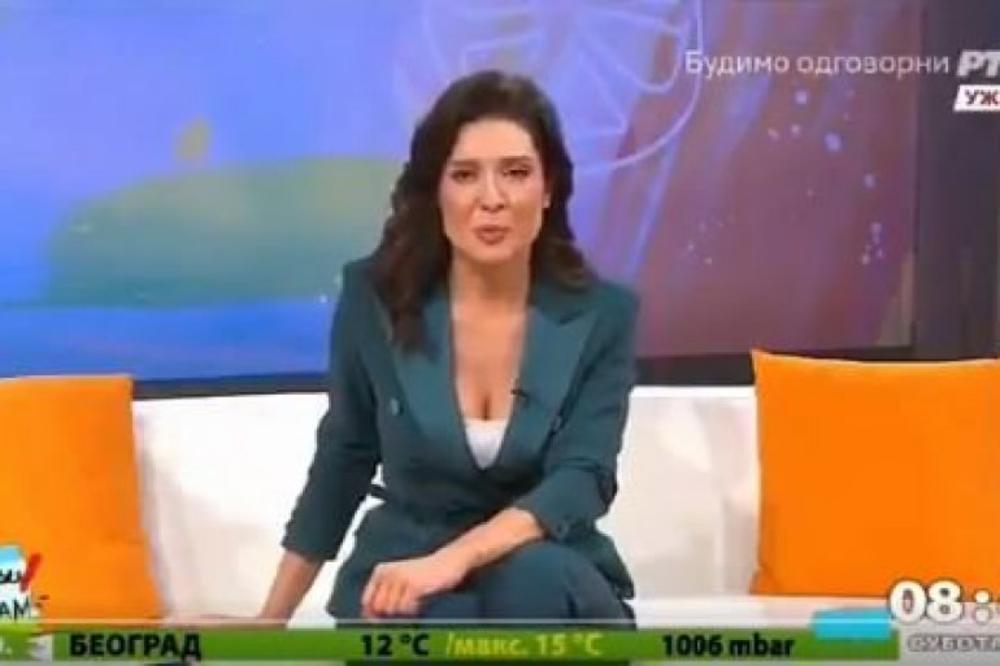 VODITELJKA ZAKUCALA ZA TV GLEDAOCE KRAJ MALIH EKRANA! Glumcu u programu poručila: "Nadamo se da ćete se zaraziti"!