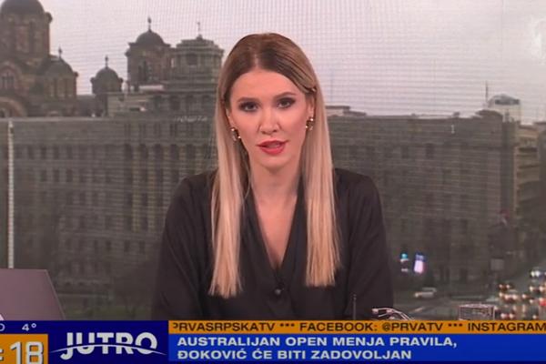 BOJANA RISTIVOJEVIĆ JUTROS ZALEPILA ČITAVU JAVNOST ZA TV! Voditeljka U MINIĆU vodila program, pokazala ZANOSNE NOGE