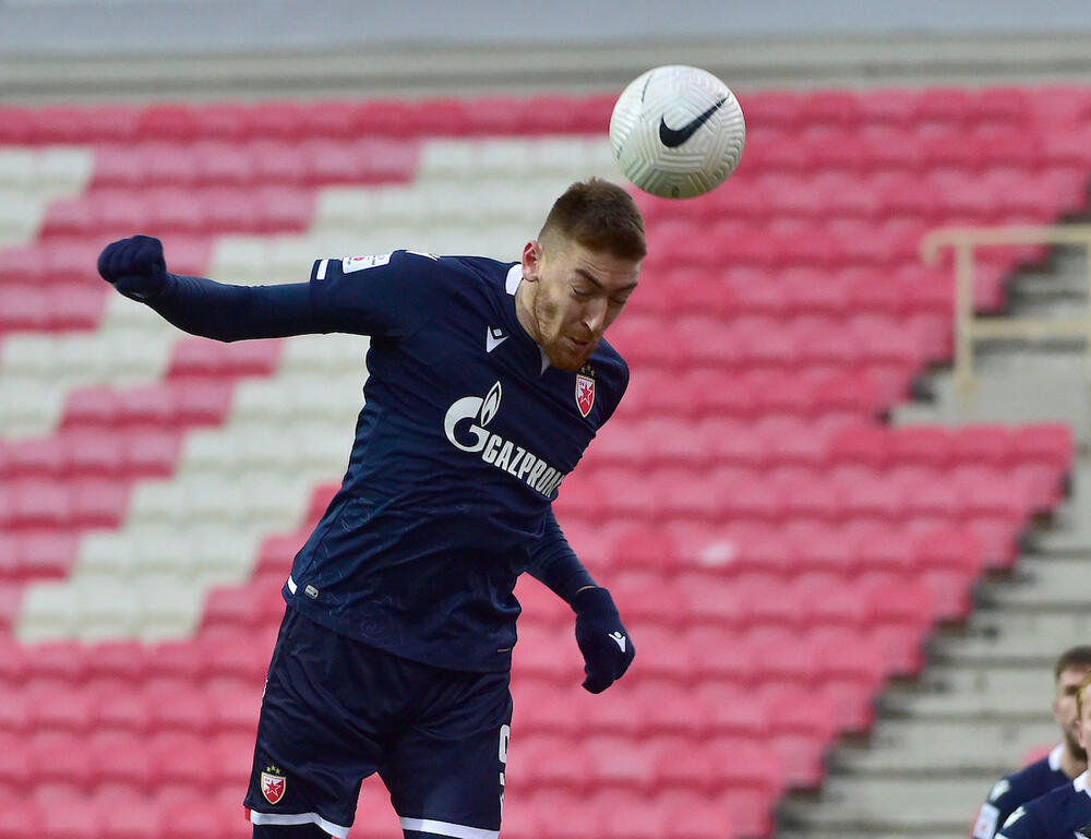 LINGLONG TIRE SUPERLIGA: Radnički Niš - Crvena zvezda, prečka Aksentijevića  / 13.02.2021. 