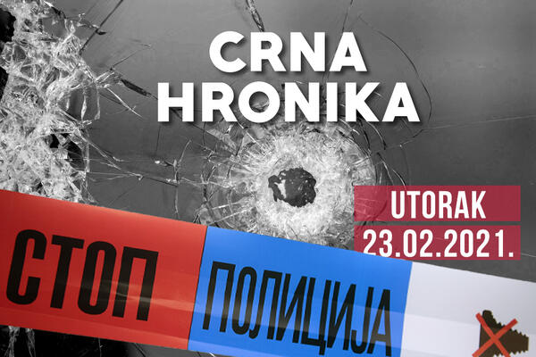 CRNA HRONIKA ZA 23. FEBRUAR 2021: Simonović osuđen na 4 godine, Eleza izručuju u BiH, radnik poginuo u Batajnici