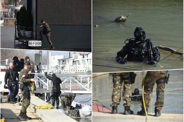 RONIOCI POLICIJE TAČNO ZNAJU ŠTA TRAŽE U VELJINOJ BAZI: Češljaju splav i ispod vode, a ovo je ODLIČAN ŠTEK!