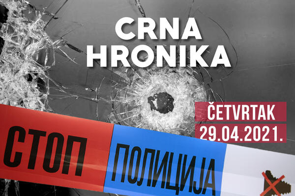 CRNA HRONIKA ZA 29. APRIL 2021: Belivukovoj ekipi produžen pritvor, Igor Srbin dobio doživotnu