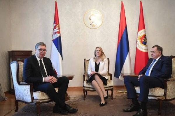 Posle sastanka sa Dodikom i Željkom Cvijanović, Vučić na sastanku Veća za saradnju Srbije i Republike Srpske! FOTO