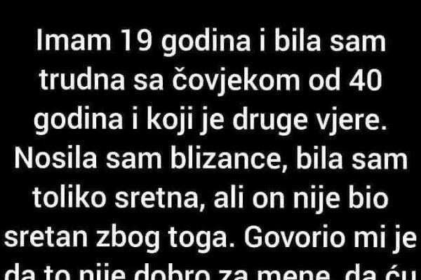 IMAM 19 GODINA, A ZATRUDNELA SAM SA ČOVEKOM OD 40 GODINA: Nije očekivala da će ovako ZAVRŠITI! (FOTO)