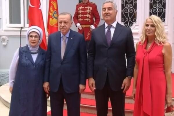 PRVA ZVANIČNA POSETA CRNOJ GORI: Milo Đukanović i Erdogan razgovarali na Cetinju (VIDEO)