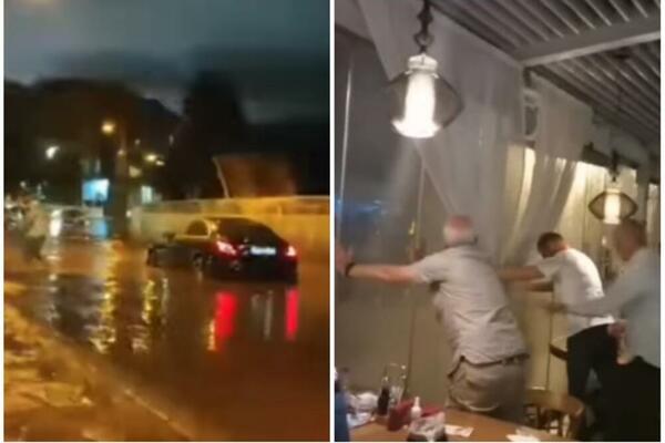 ORKANSKI VETAR, KIŠA I GRAD SE SRUČILI NA TIVAT: Nevreme pričinilo ogromnu štetu, 3 osobe lakše povređene! (VIDEO)