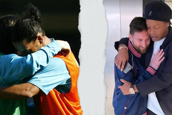 SNIMAK KOJI JE ZALUDEO SVET: Iza kulisni video Ronaldinja i Mesija! Hoće li opet zaigrati zajedno? (VIDEO)