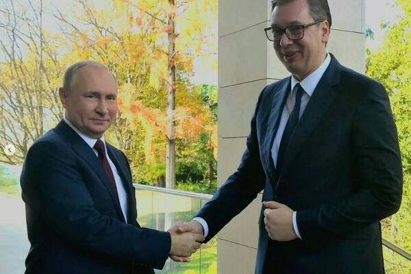 VUČIĆ ZADOVOLJAN NAKON SASTANKA SA PUTINOM! Saopštio prve utiske (VIDEO)