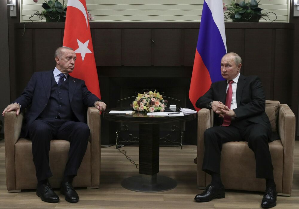 Vladimir Putin i Redžep Tajip Erdogan 