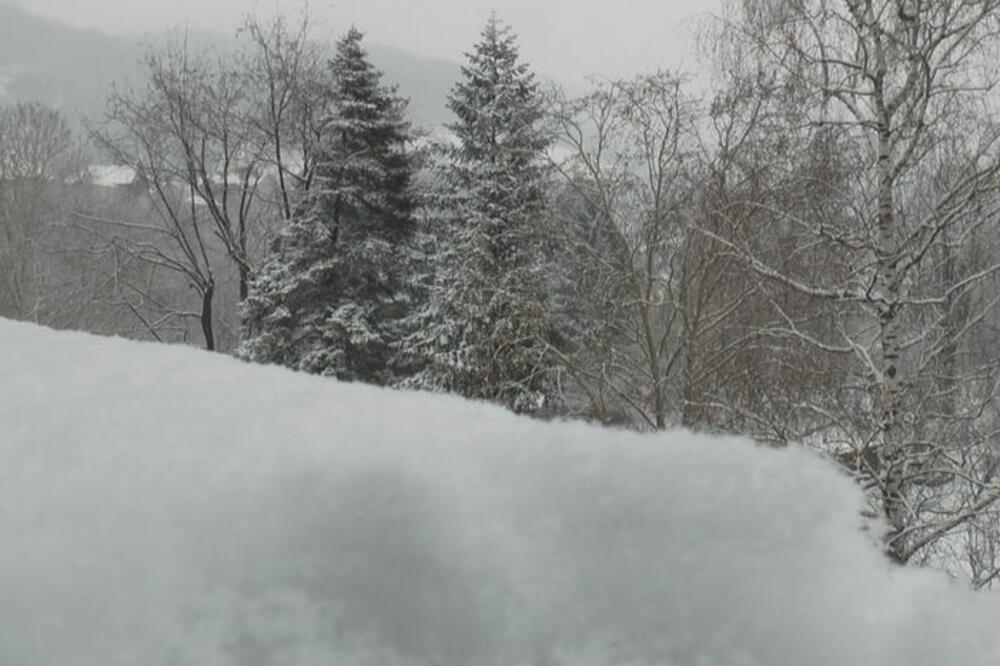 Na ovoj srpskoj "lepotici" upaljen žuti meteoalarm zbog snega i jakog vetra! U ovom delu izmereno čak minus 10!