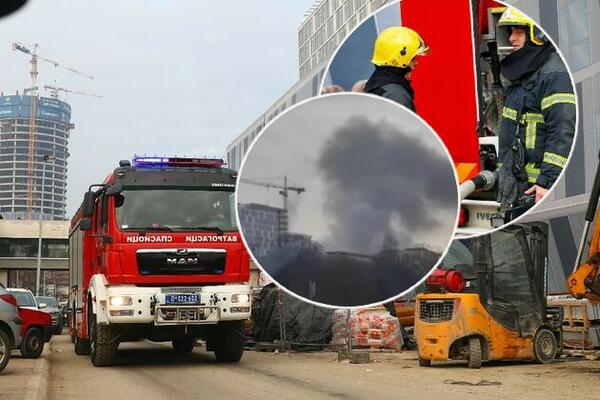 NA LICU MESTA JE 26 VATROGASACA! Goreo KLINIČKI CENTAR SRBIJE, požar je LOKALIZOVAN ( FOTO) (VIDEO)