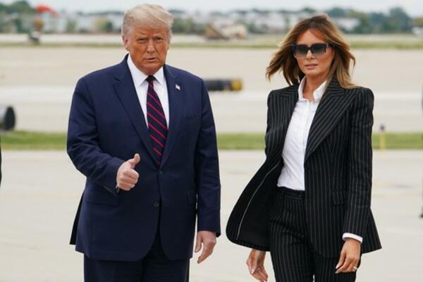 Donald Tramp glasao na izborima u Americi: Društvo mu pravila Melanija