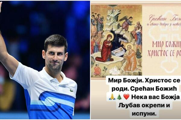 NOVAK SE OGLASIO IZ 'ZATOČENIŠTVA': Poslao poruku na ćirilici! (FOTO)