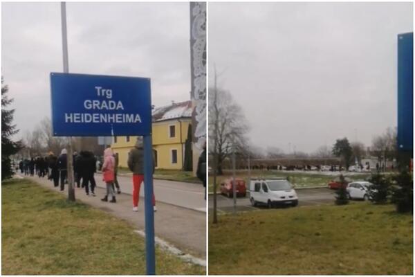 KILOMETARSKE GUŽVE ZA KOVID TESTIRANJE U HRVATSKOJ! Ljudi stoje na HLADNOĆI i čekaju SATIMA, ŠOK SCENA (VIDEO)