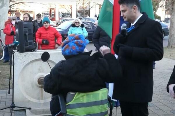 PRIŠLA I UDARILA KANDIDATA ZA PREMIJERA, POMENULA MU I MAJKU: Sve napetije u Mađarskoj (VIDEO)