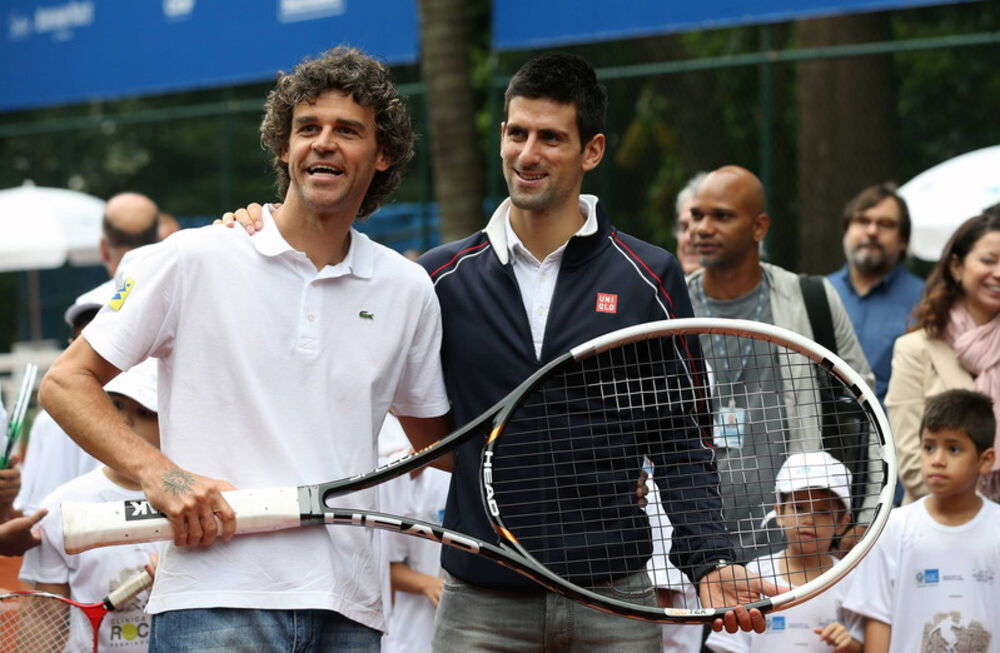 Gustavo Kuerten i Novak Đoković