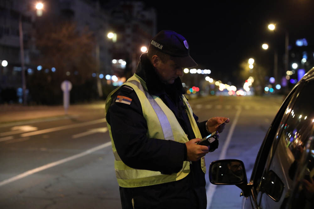 Saobraćajna policija na terenu