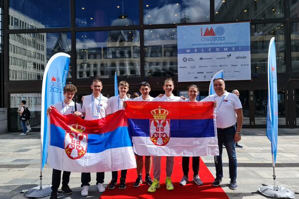 JOŠ JEDAN VELIКI USPEH NAŠE MATEMATIČКE EКIPE: Četiri medalje na Međunarodnoj olimpijadi u Norveškoj