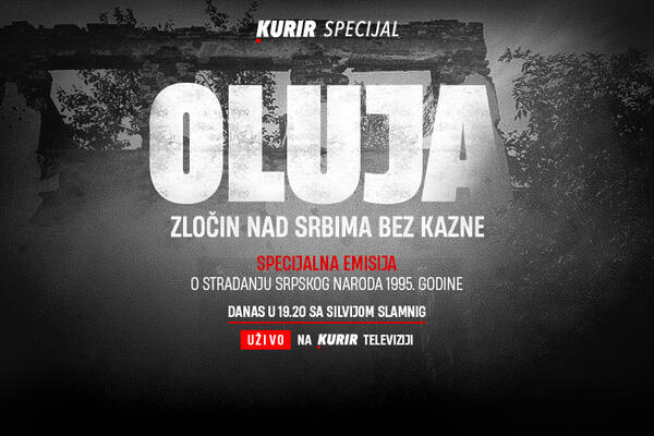 OLUJA - ZLOČIN NAD SRBIMA BEZ KAZNE: Danas na Kurir televiziji gledajte Kurir specijal od 19.20 časova