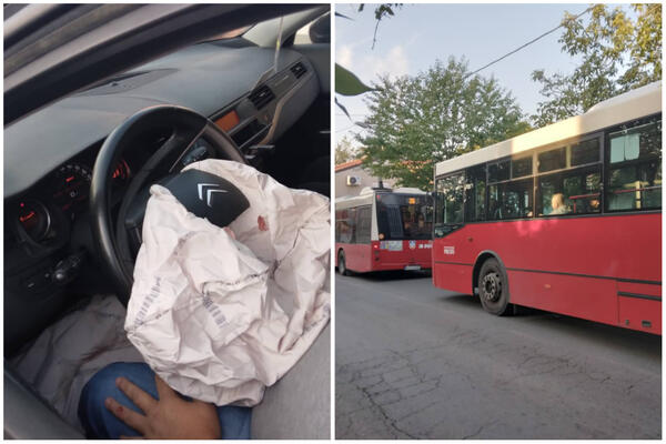 NESREĆA NA VOŽDOVCU, STRAŠAN SUDAR I KOLAPS: Kolone autobusa i automobila, saobraćaj BLOKIRAN! (FOTO SA LICA MESTA)