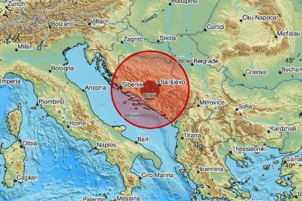 "DOBRO SE ZATRESLO": Ponovo zemljotres i u Bosni i Hercegovini!