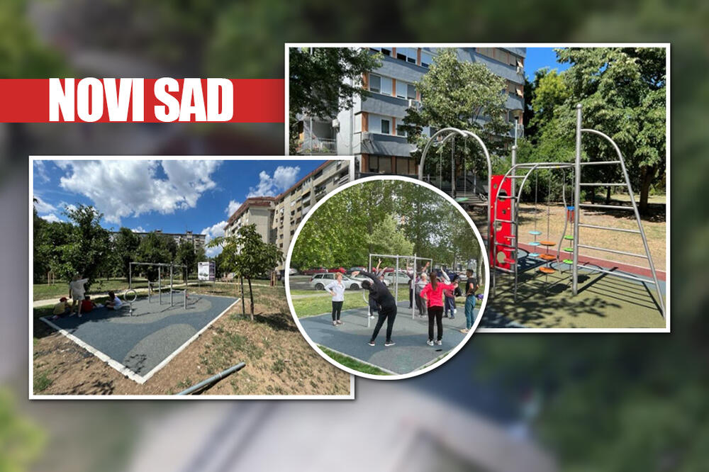 DEČIJIH IGRALIŠTA NIKAD DOSTA: Novi Sad "OBUKAO NOVO RUHO", vežbanje na OTVORENOM nikad nije bilo LAKŠE! (FOTO)