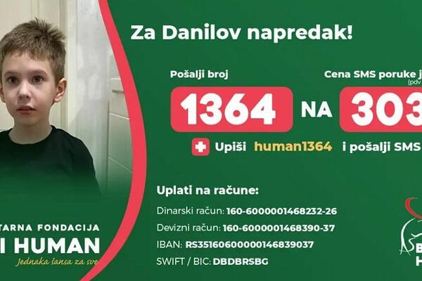 BRUKA I SRAMOTA, UKRADENA KUTIJA SA NOVCEM ZA LEČENJE MALOG DANILA: Lopov je bio MASKIRAN!