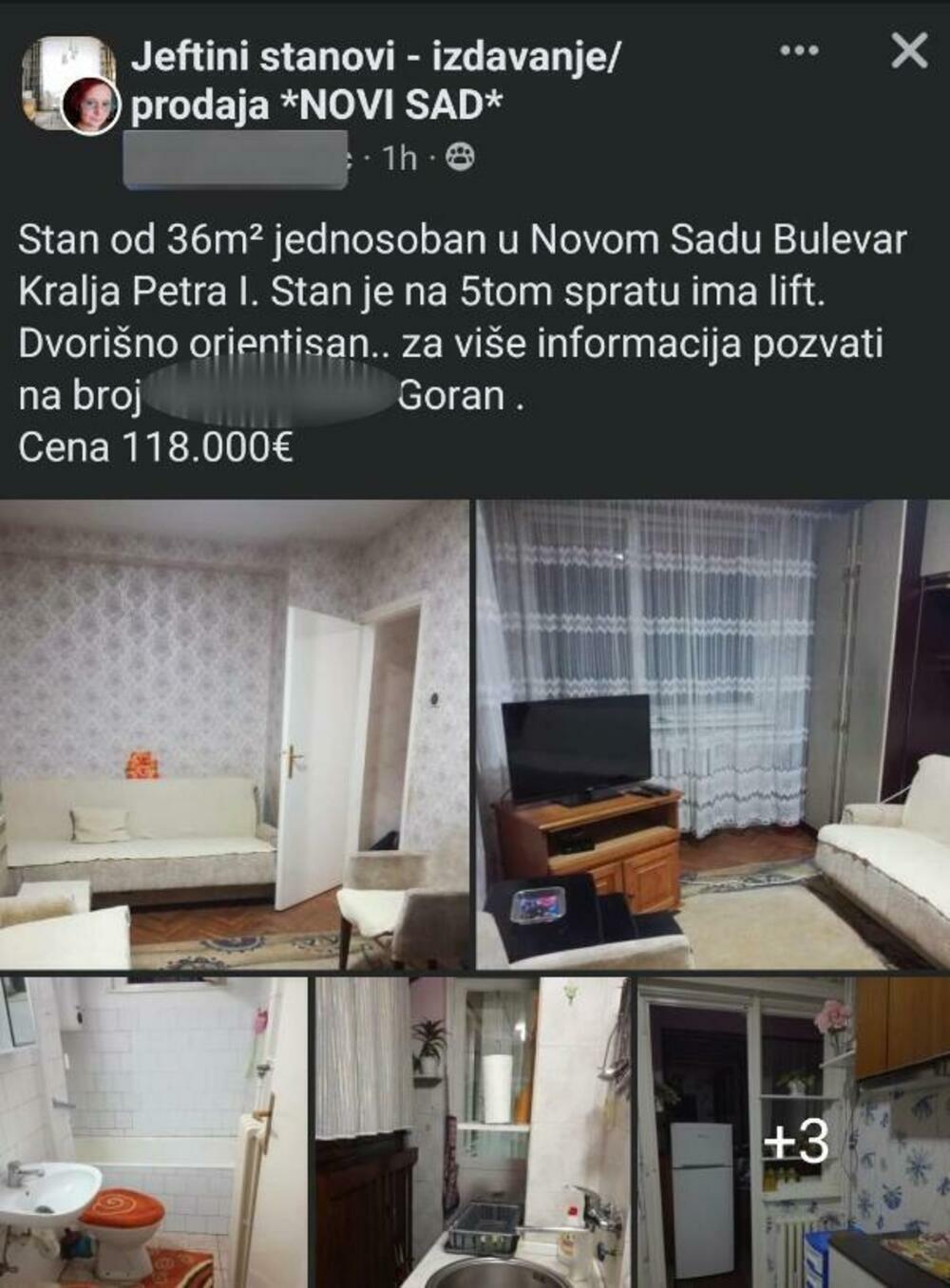 Oglas za stan