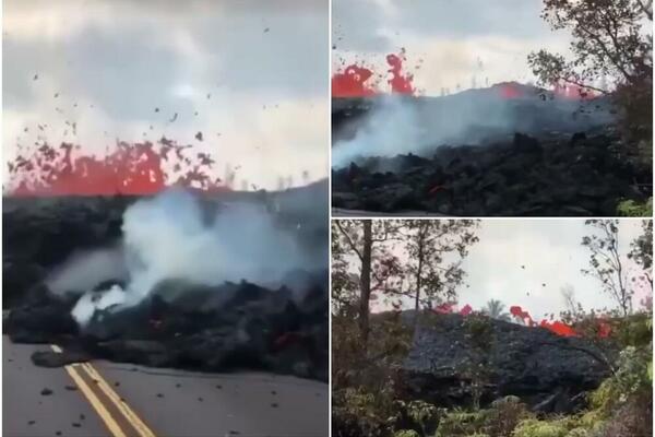 POZNATI VULKAN ERUPTIRAO ZBOG ZEMLJOTRESA: Lava KULJA iz njega, OSVANULI SNIMCI (VIDEO)