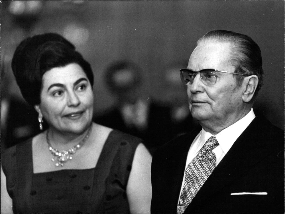 Jovanka i Josip Broz Tito