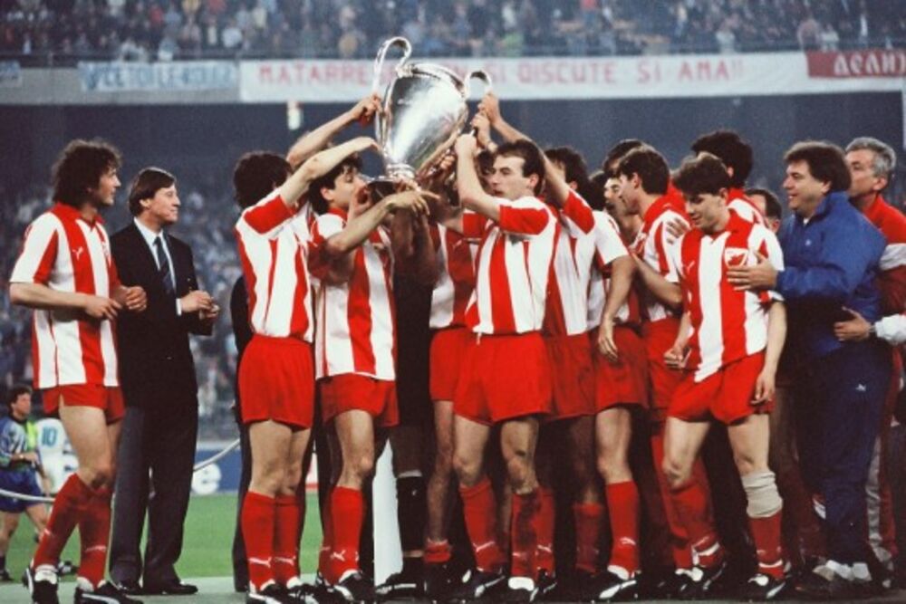 Fudbaleri Crvene zvezde - osvajači Kupa šampiona 1991. godine u Bariju