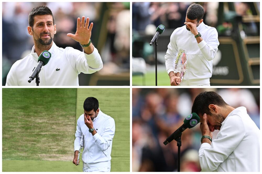 NOVAK U SUZAMA... "Volim vas sve, hvala na podršci (VIDEO/FOTO)