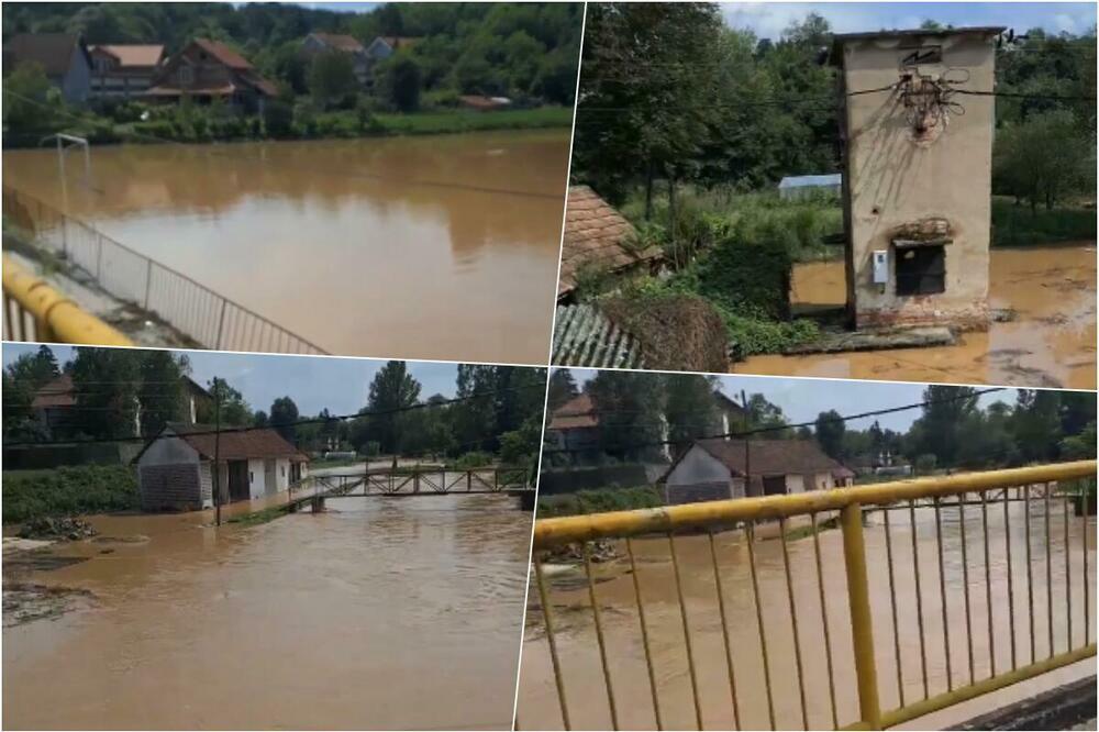 VANREDNA SITUACIJA U DVE OPŠTINE U SRBIJI: Napravljen POTOP, palo 120 litara kiše ZA DVA DANA (VIDEO)