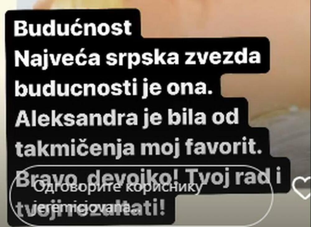 Pružila je jaku podršku