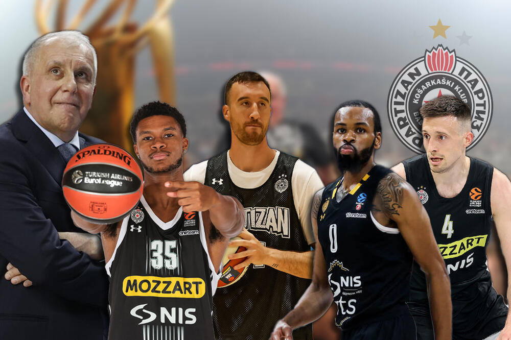 ROSTER PARTIZANA ZA SEZONU 2023/24: Obradović zadržao glavna ORUŽJA i dodao NBA arsenal, da li je ovo PRVA PETORKA?