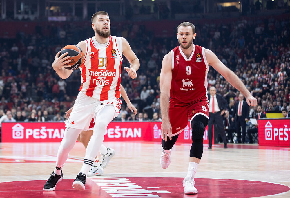 KK Crvena zvezda, KK Olimpija Milano, Evroliga