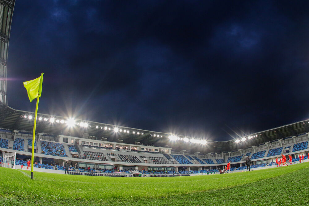 Pogled na jedan deo stadiona Lagator u Loznici