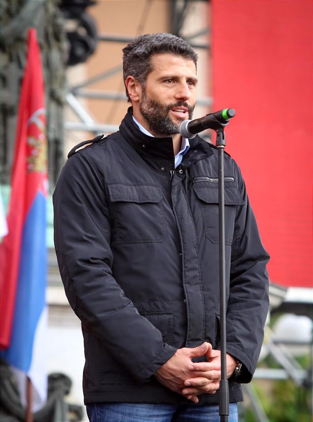 Aleksandar Šapić na svečanom otvaranju 11. sezone Sportskih igara mladih, 24. maja 2024. godine.
