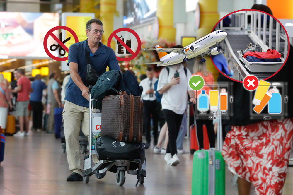 ESPRESO VODIČ ZA PUTOVANJE AVIONOM: Evo šta sve možete staviti u RUČNI PRTLJAG! Ova TEŽINA je maksimalna!