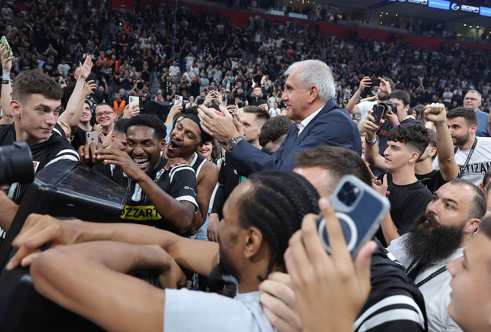 Željko Obradović, Grobari, KK Partizan