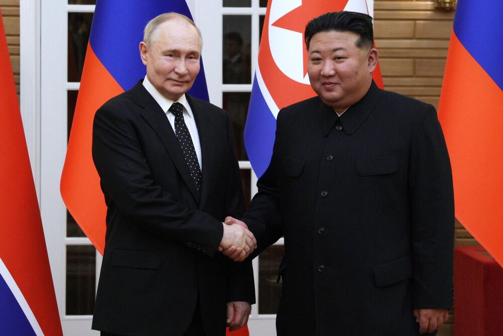 Vladimir Putin i Kim Džong-un