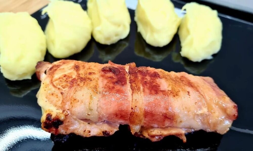 Recept za rolovano pileće belo meso u slanini