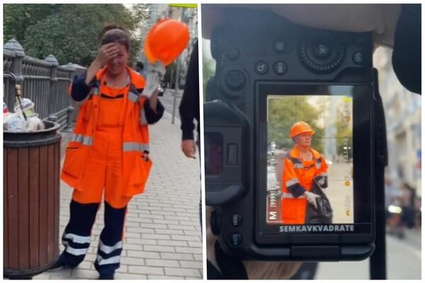 UGLEDAO ČISTAČICU, PA JE ZAMOLIO DA SKINE ŠLEM: Iste sekunde je ZANEMEO, iza uniforme se krila LEPOTICA! (VIDEO)