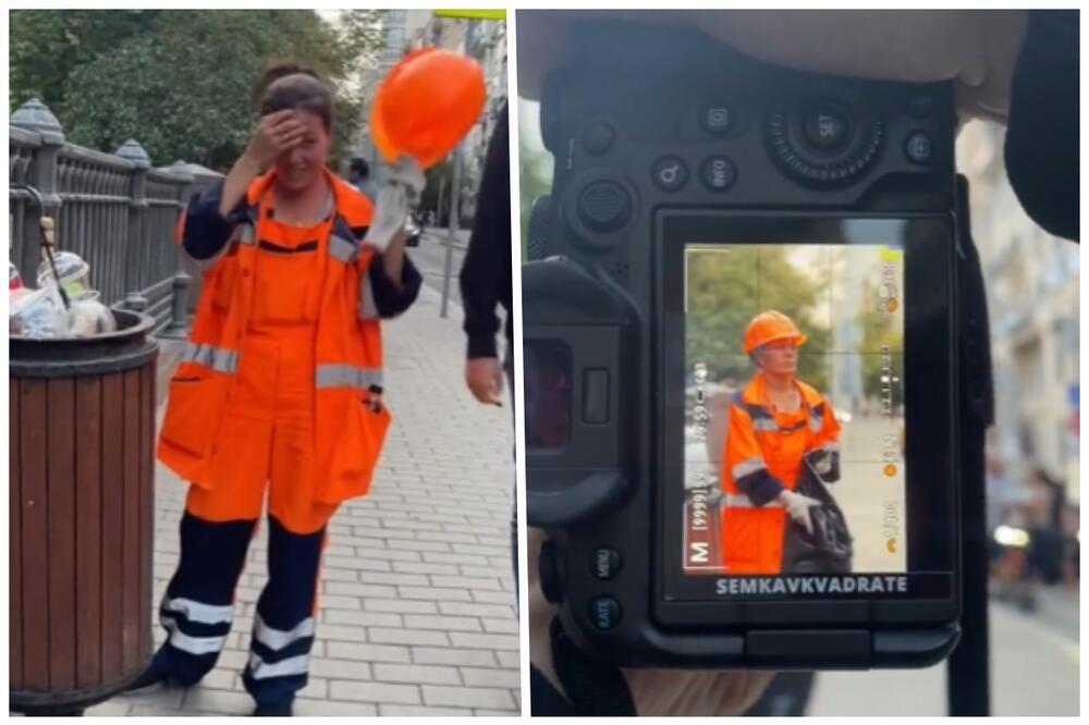 UGLEDAO ČISTAČICU, PA JE ZAMOLIO DA SKINE ŠLEM: Iste sekunde je ZANEMEO, iza uniforme se krila LEPOTICA! (VIDEO)