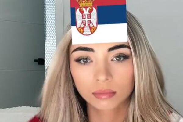Hrvatica isprobala viralni trend, pa pozelenela: Kad je videla srpsku zastavu momentalno prekinula snimanje (VIDEO)